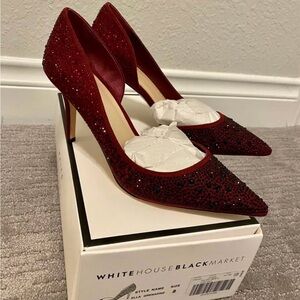 White House Black Market Red Heels